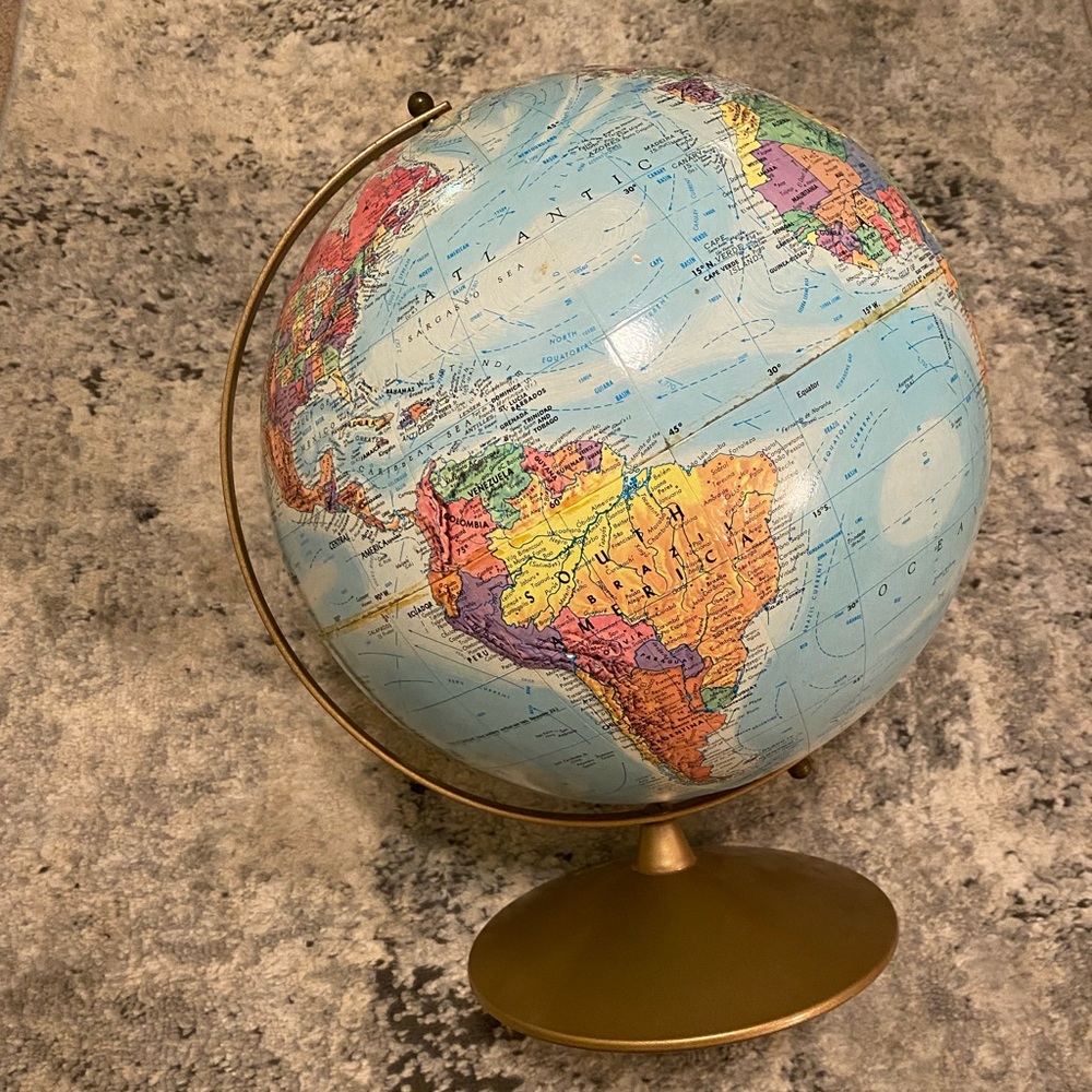 Replogle World Nation Series Globe: 12” in Diameter